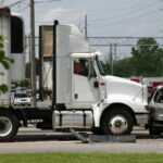 T-Bone Vehicle Accident Stock Photo