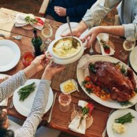 Thanksgiving Meal Stock Photo