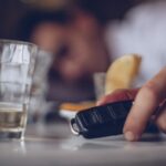 Drunk Man In A Bar Stock Photo