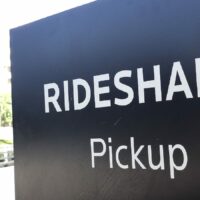 Ride share sign